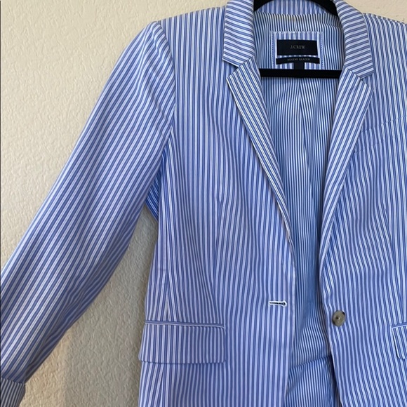 J Crew Striped Blazer - Picture 2 of 4